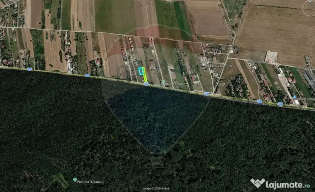 Teren intravilan, langa padure, 752 mp, Bolintin-Deal