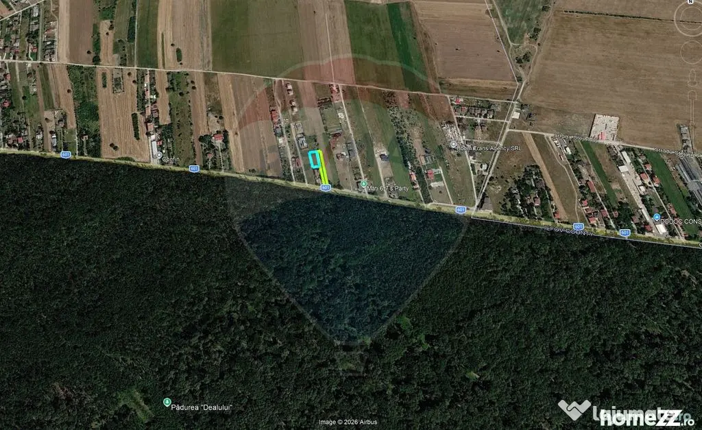 Teren intravilan, langa padure, 752 mp, Bolintin-Deal