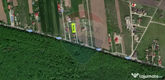 Teren intravilan, langa padure, 752 mp, Bolintin-Deal