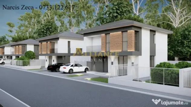Casa individuala P 1E - 4 camere 2 bai - teren 330mp - 300m