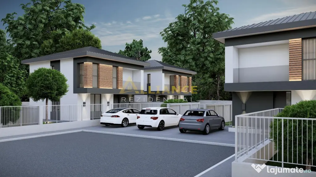 Casa individuala P 1E - 4 camere 2 bai - teren 330mp - 300m