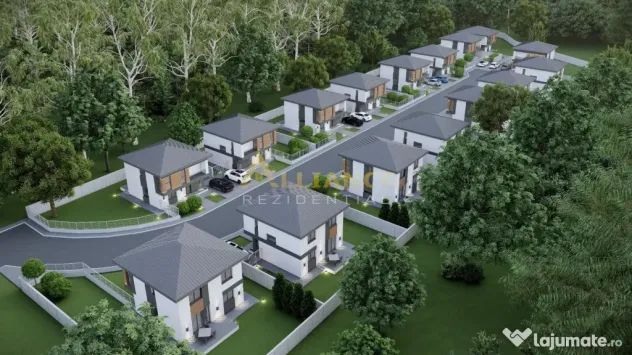 Casa individuala P 1E - 4 camere 2 bai - teren 330mp - 300m
