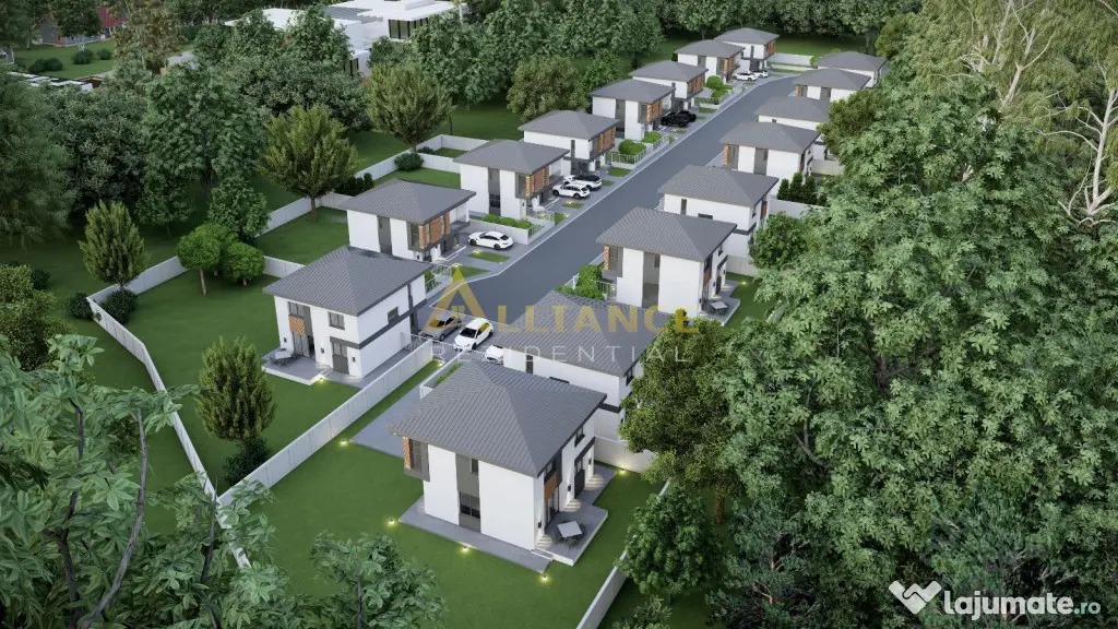 Casa individuala P 1E - 4 camere 2 bai - teren 330mp - 300m