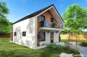Casa individuala P 1E - 4 camere 2 bai - teren 300mp 
