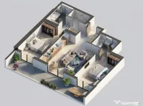 APARTAMENT 3 CAMERE IN COMPLEX CU PREMIU DE ARHITECTURA, PAR