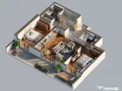 APARTAMENT 3 CAMERE IN COMPLEX CU PREMIU DE ARHITECTURA, PAR 