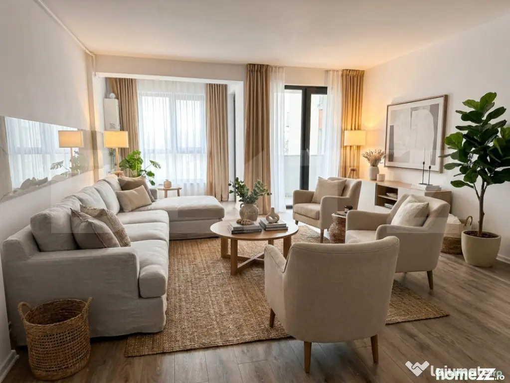 Apartament cu 3 camere, 66 mp, zona Centru