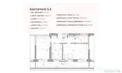 Apartament 2 camere, 75.08 mp intr-un ansamblu cu 0% Comisio 