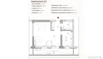 Studio, 56.89 mp, ansamblu cu 0% Comision la Achiziție, zon
