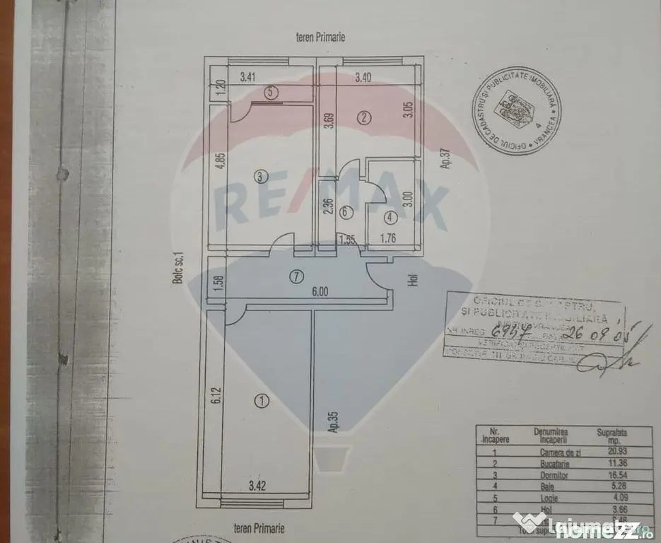 Apartament cu 2 camere de vânzare în zona Sud