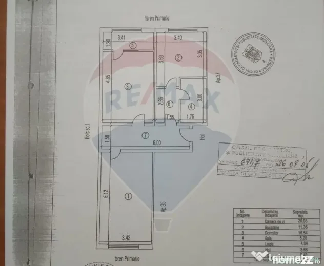 Apartament cu 2 camere de vânzare în zona Sud