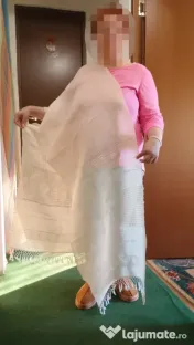 Marama / naframa veche vintage - bumbac si ata, de la costum popular, stare buna 