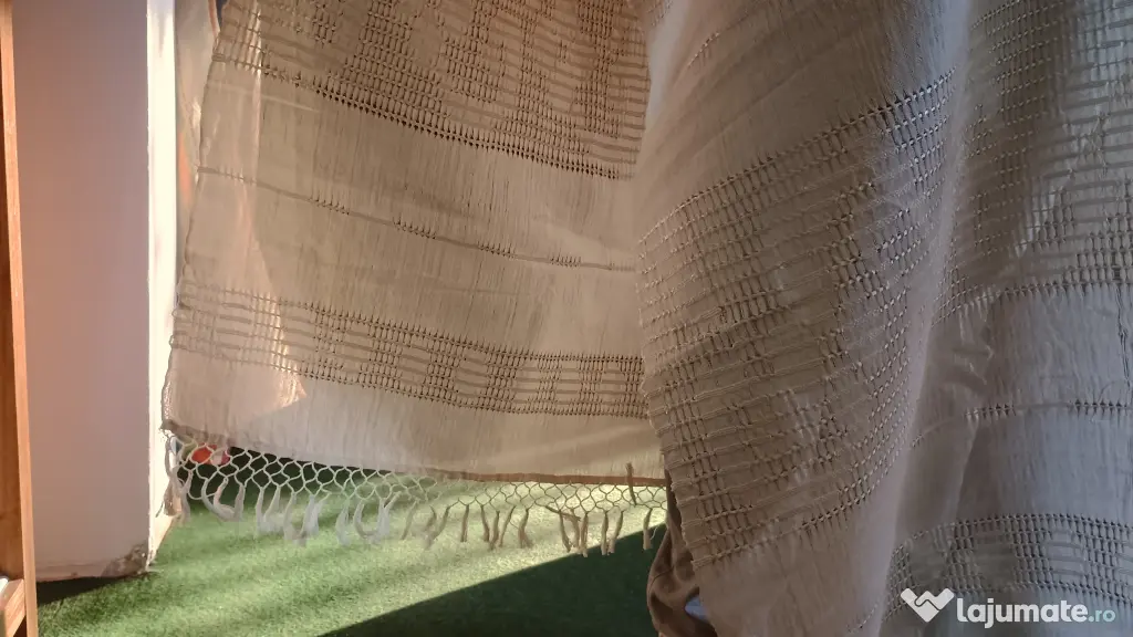 Marama / naframa veche vintage - bumbac si ata, de la costum popular, stare buna