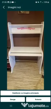 Mobilier roz pat trasura 