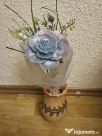 Buchete cu flori din ceara de soia