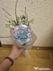 Buchete cu flori din ceara de soia 