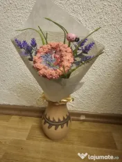 Buchete cu flori din ceara de soia 
