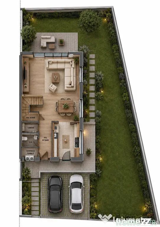 Casa individuala P+2E | 185 mp utili | Curte proprie | Chitila padure