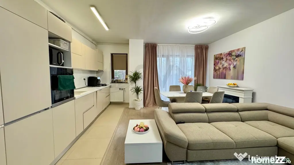 3 camere cu terasa de 75 mp Sisesti