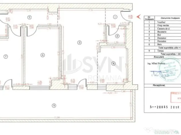 Apartament 3 camere de l Terasa 27 mp l Belvedere Residences