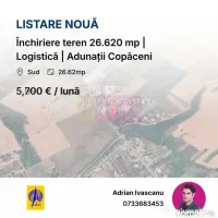 Închiriere teren 26.620 mp | Logistică | Adunații Cop?... 