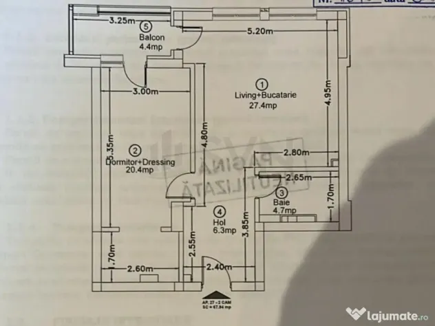 Apartament de 2 camere OMV Pipera Complex