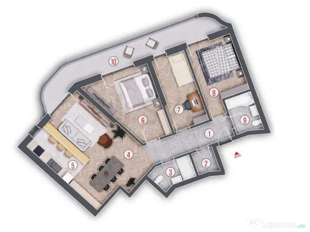 Apartament 4 camere I Dristor I Mihai Bravu
