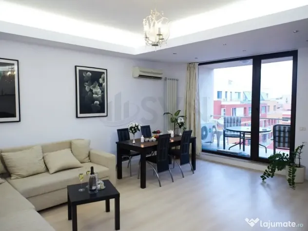 Apartament 2 camere mobilat utilat Herastrau