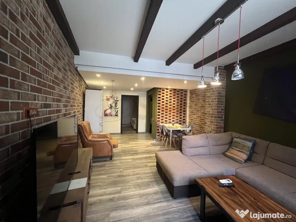 Apartament 2 camere mobilat utilat