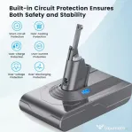 Acumulator 7000 mAh pentru Dyson V8, MOSMAOO