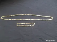 Vand set lant /bratara 14 k 