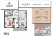 2 camere | Prelungirea Ghencea | 61.41 mp | Etaj 2 | Fina... 