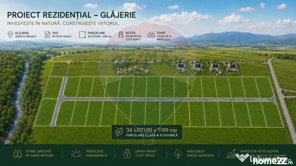 Comision 0 | Teren cu priveliște superbă | Glăjărie |...