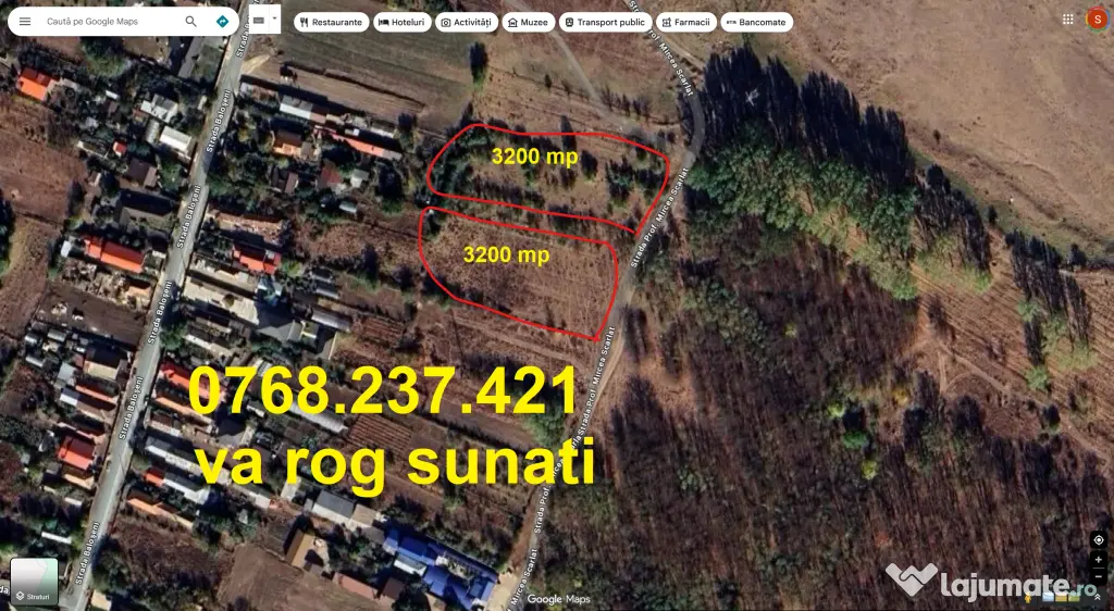 Teren Intravilan in Nanov pret Negociabil 6400mp