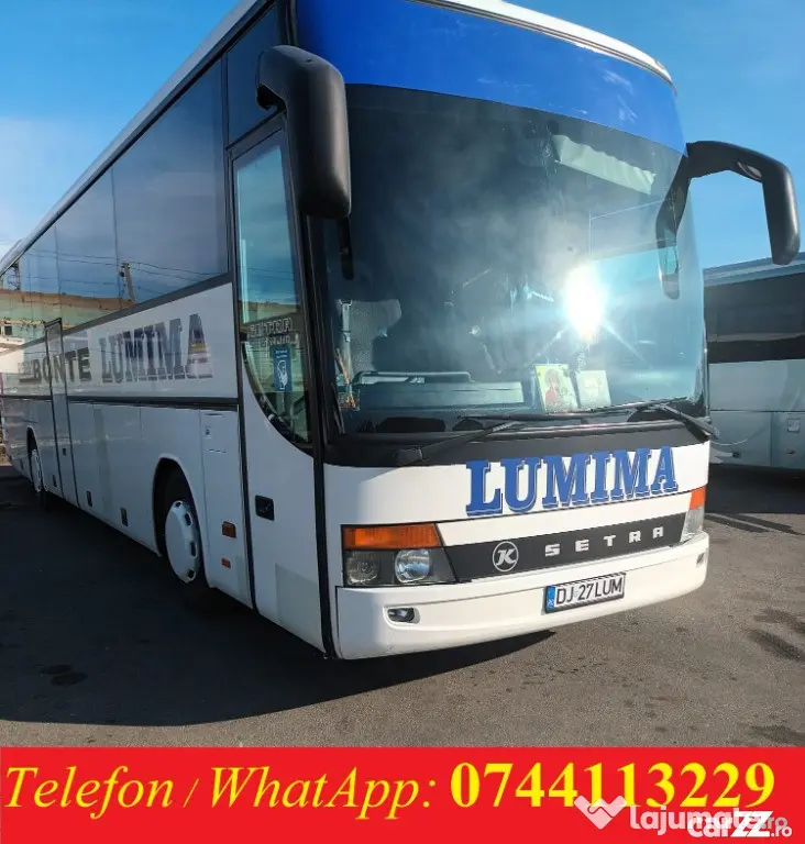 Autocar Setra S315 GT- HD, an 2002, Euro 3, AC-clima, sirocou Webasto, 52 locuri