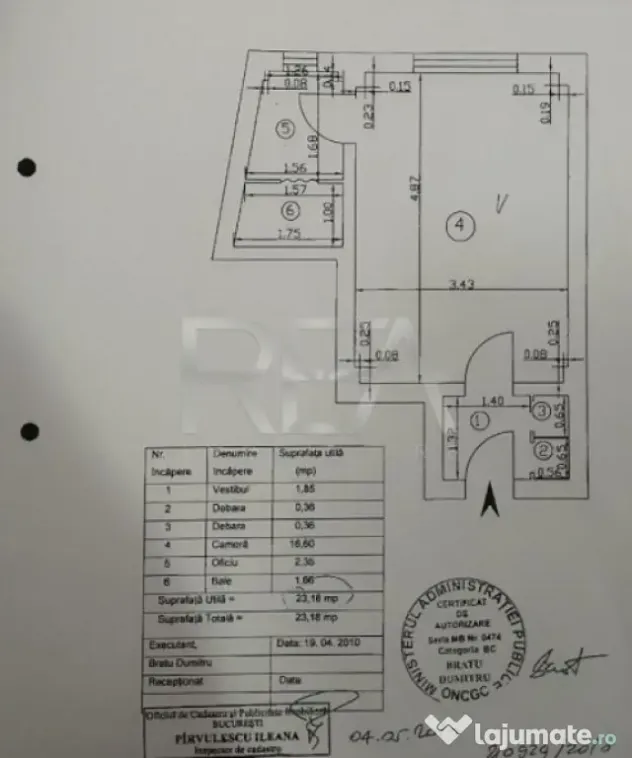 Garsonieră interbelică | Cișmigiu | Centrală proprie
