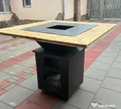 grătar cu plita 