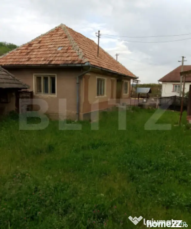 Casă cu 3 camere și un teren de 3000 mp, zona Cuzaplac