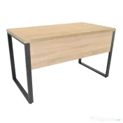 Birou calculator standard B-130, stejar sonoma + negru, 130 x 68 x 75 cm 