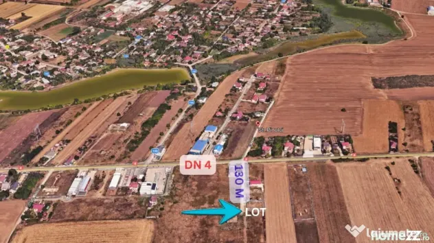 Teren de vanzare Frumusani – Orasti. 150 metri de la DN.