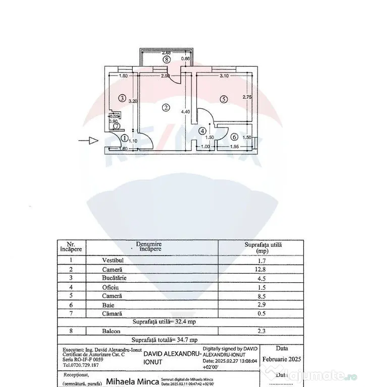 Apartament cu 2 camere de închiriat în zona Baneasa