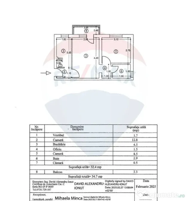 Apartament cu 2 camere de închiriat în zona Baneasa