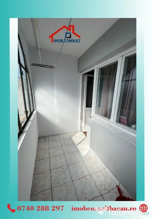 Garsonieră modernă cu balcon, centrală proprie, zona Gării – bloc cu 2