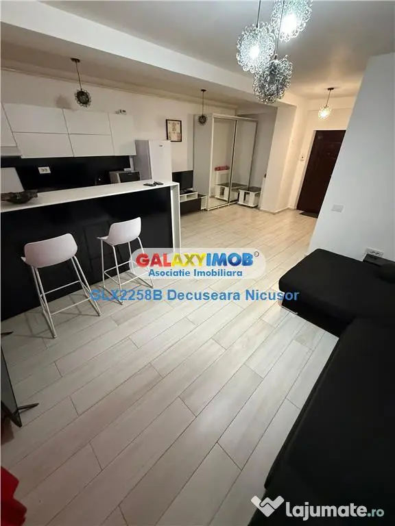 Garsoniera mobilata Militari Residence 49.900 euro