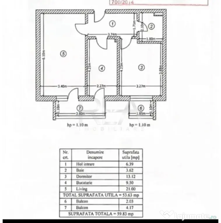 Ap 2 camere - decomandat - Drumul Binelui/ Grand Arena