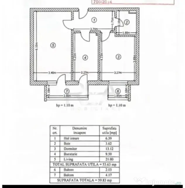 Ap 2 camere - decomandat - Drumul Binelui/ Grand Arena