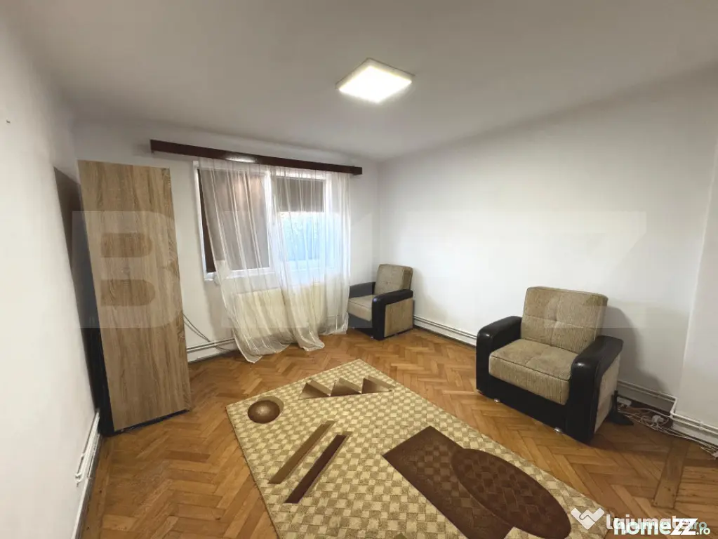 Apartament in bloc tip vila, parter, 50 mp, mobilat utilat -