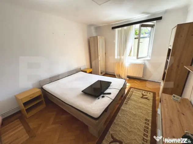 Apartament in bloc tip vila, parter, 50 mp, mobilat utilat -