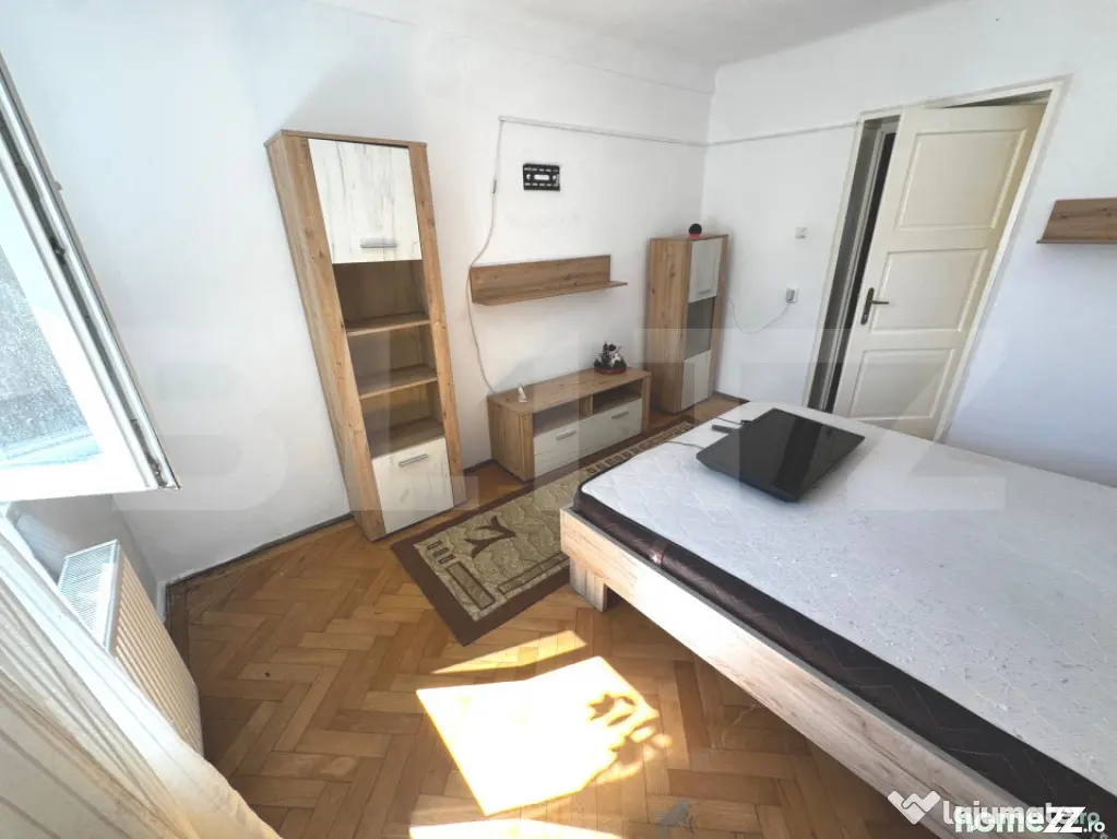Apartament in bloc tip vila, parter, 50 mp, mobilat utilat -