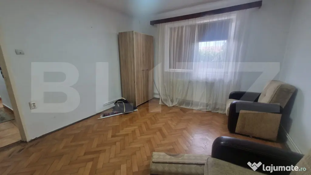 Apartament in bloc tip vila, parter, 50 mp mobilat utilat Sa